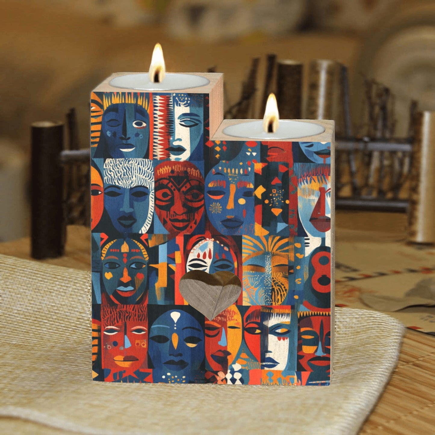 Wooden Candle Holder (Without Candle) 12 Style options