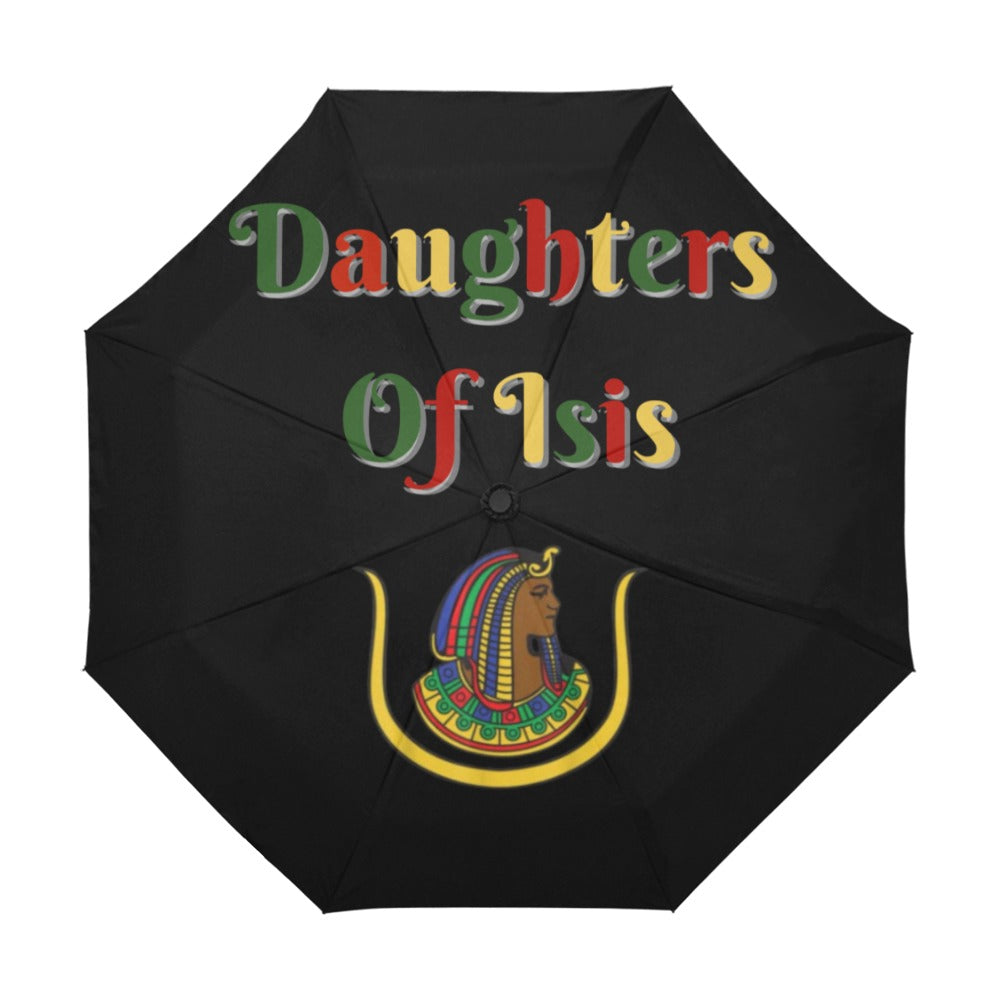 Vibrant Egyptian Theme Umbrellas – Daughters of Isis Design, High-Quality Rain and Sun Protection, Unique African Gifts