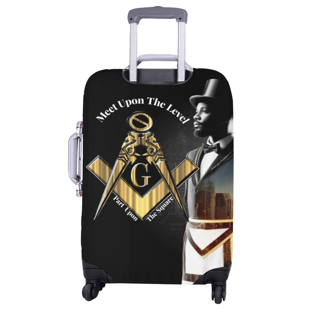 Masonic Meet Upon Luggage Cover Luggage Cover/Large 26"-28"