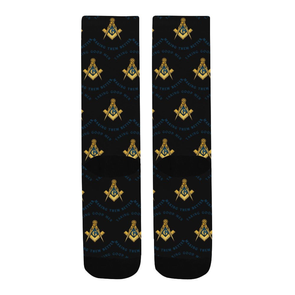 Mason Socks MGM BK Men's Custom Socks