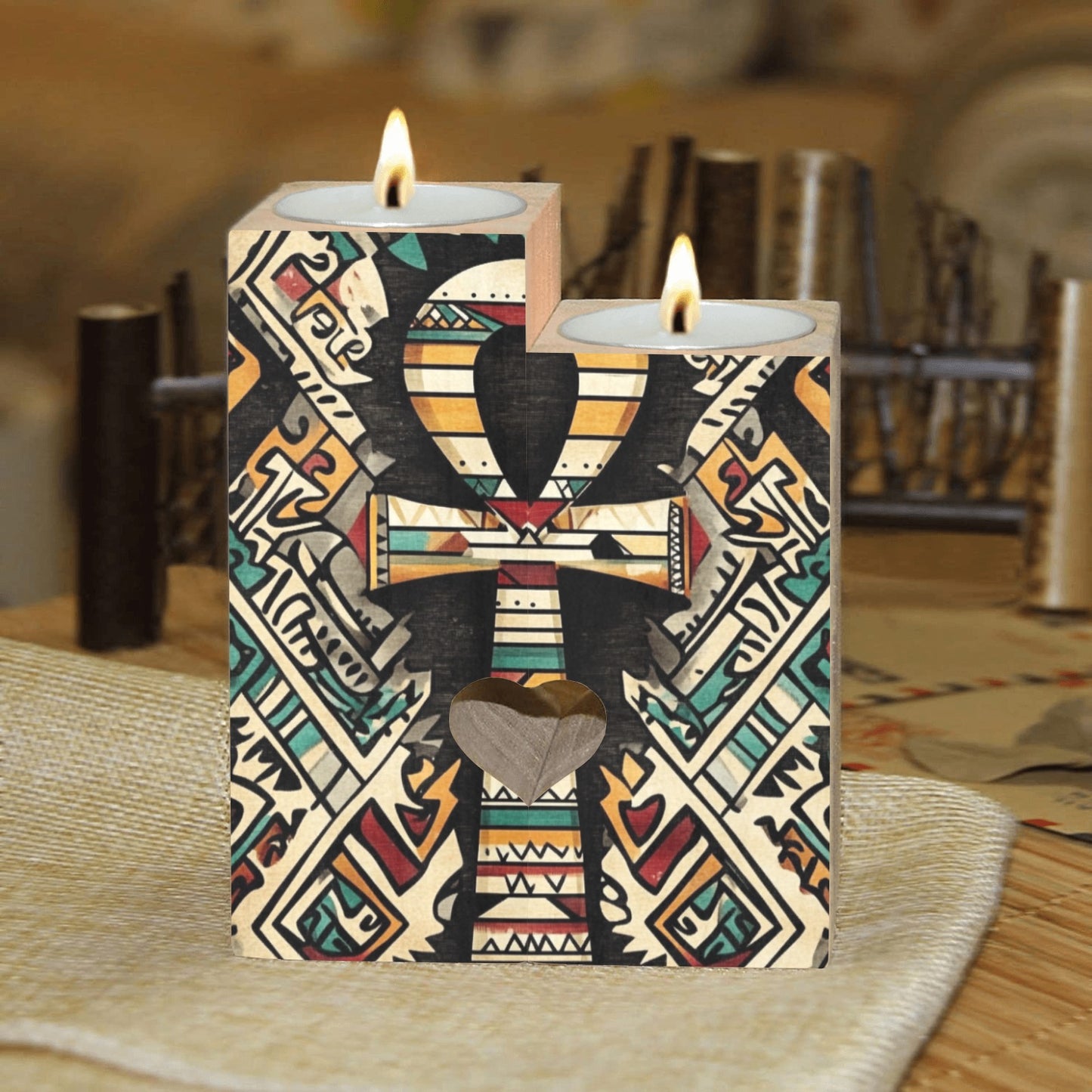 Wooden Candle Holder (Without Candle) 12 Style options