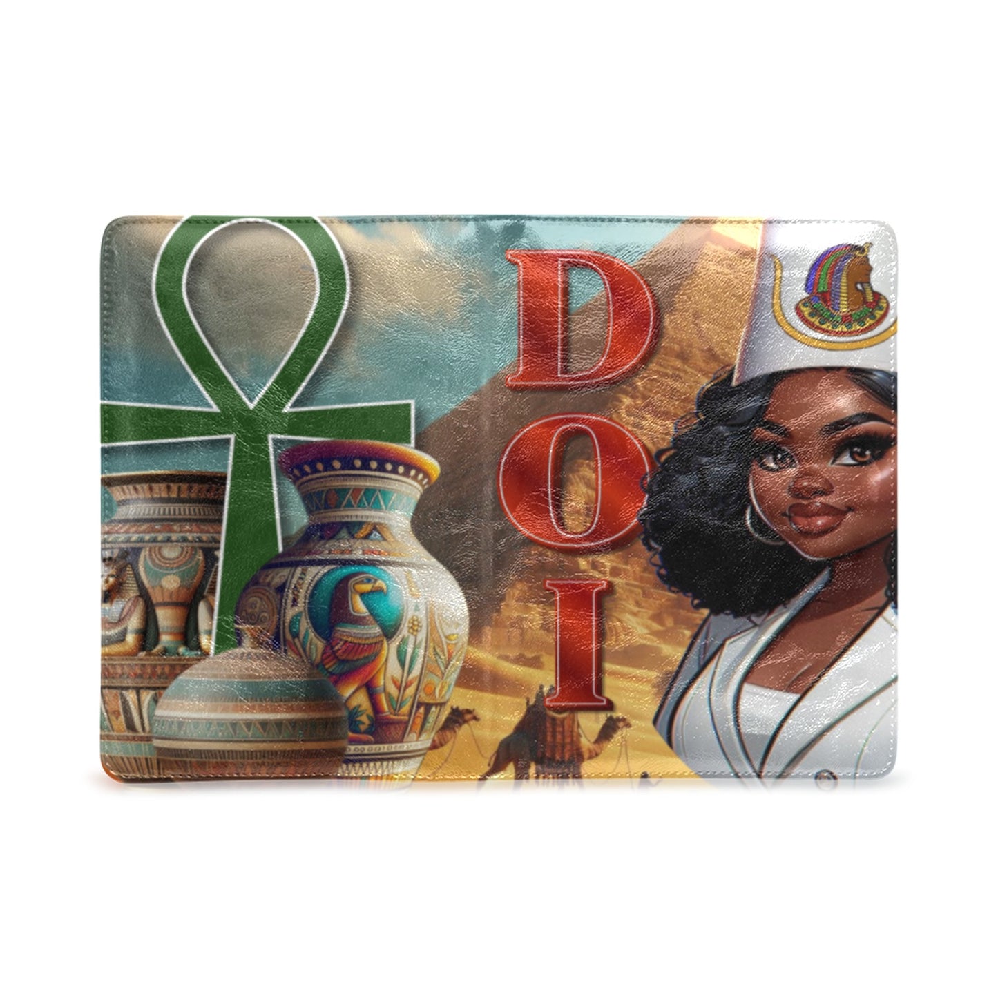 Daughters of Isis Writing Journals – Egyptian Heritage Design, High-Quality PU Leather Notebook for Daily Inspiration