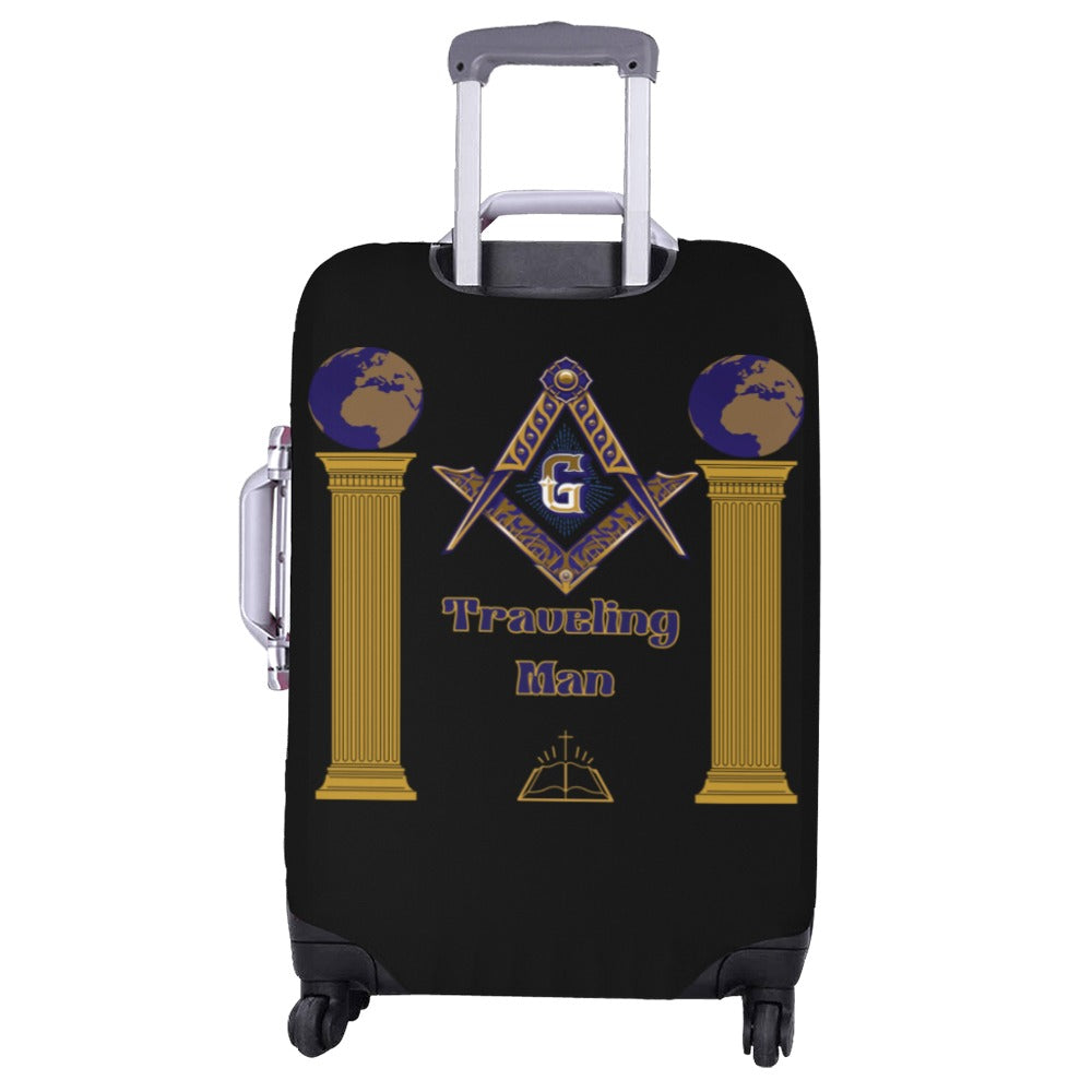 Traveling Man Luggage Cover Large