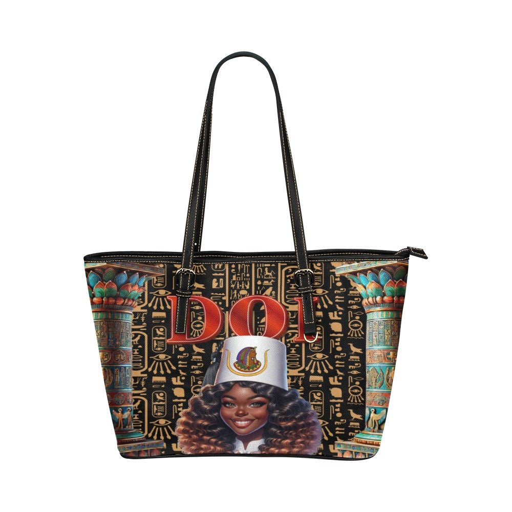 Elegant Daughters of Isis Leather Tote 7 Style options – Egyptian Art Design, Perfect for Work, School, and Travel