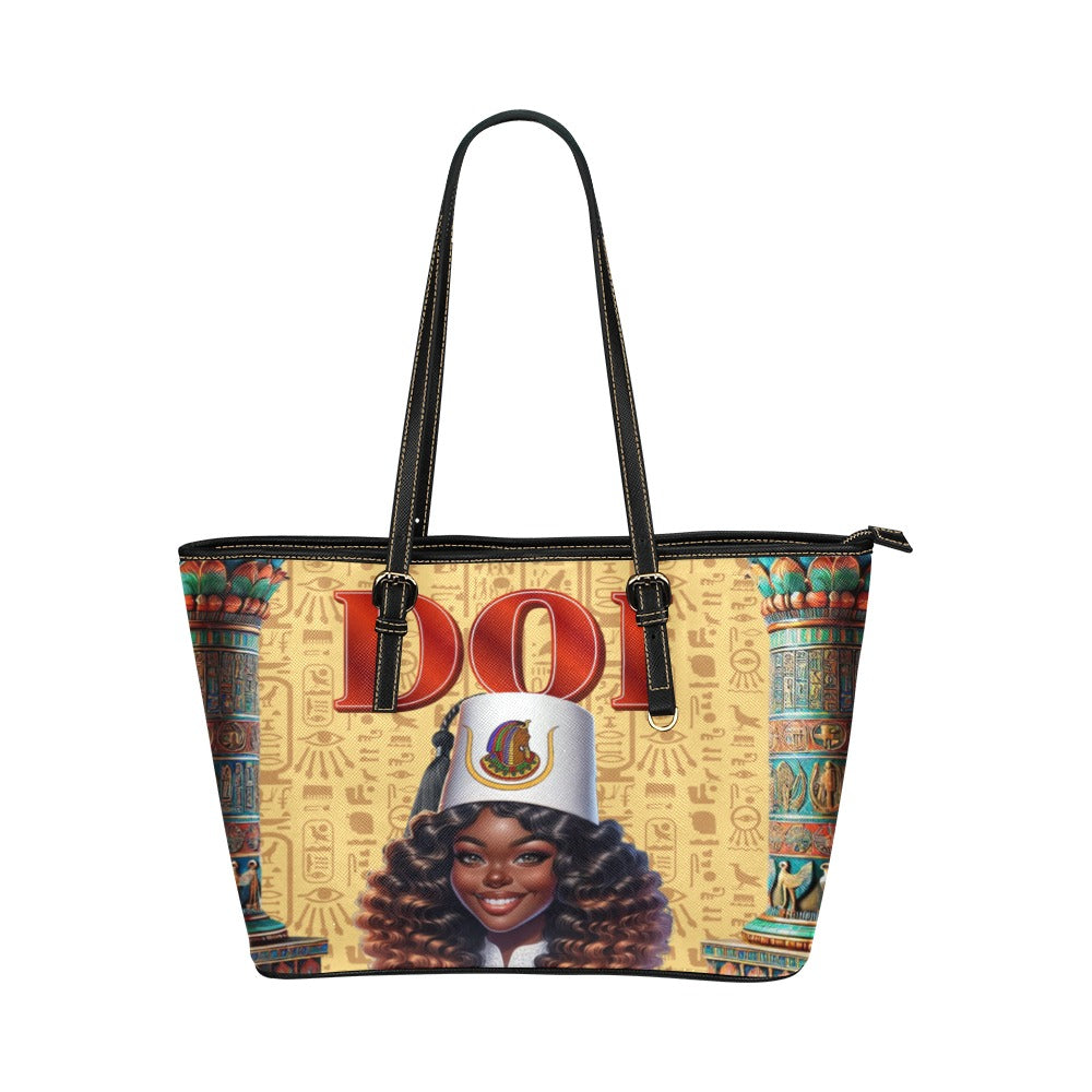 Elegant Daughters of Isis Leather Tote 7 Style options – Egyptian Art Design, Perfect for Work, School, and Travel