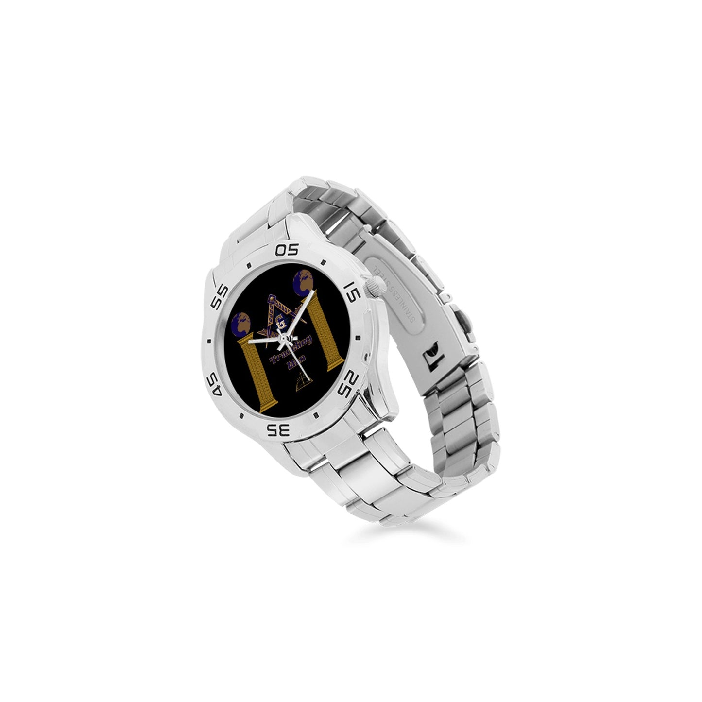 Traveling Man - Men's Stainless Steel Watch