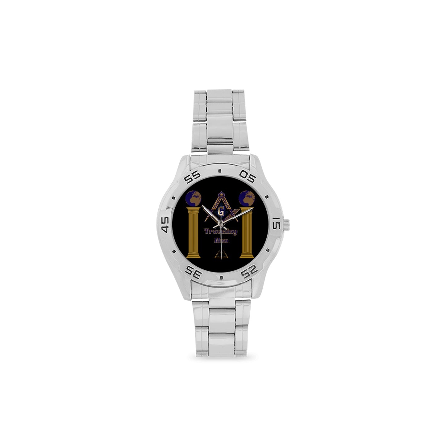 Traveling Man - Men's Stainless Steel Watch