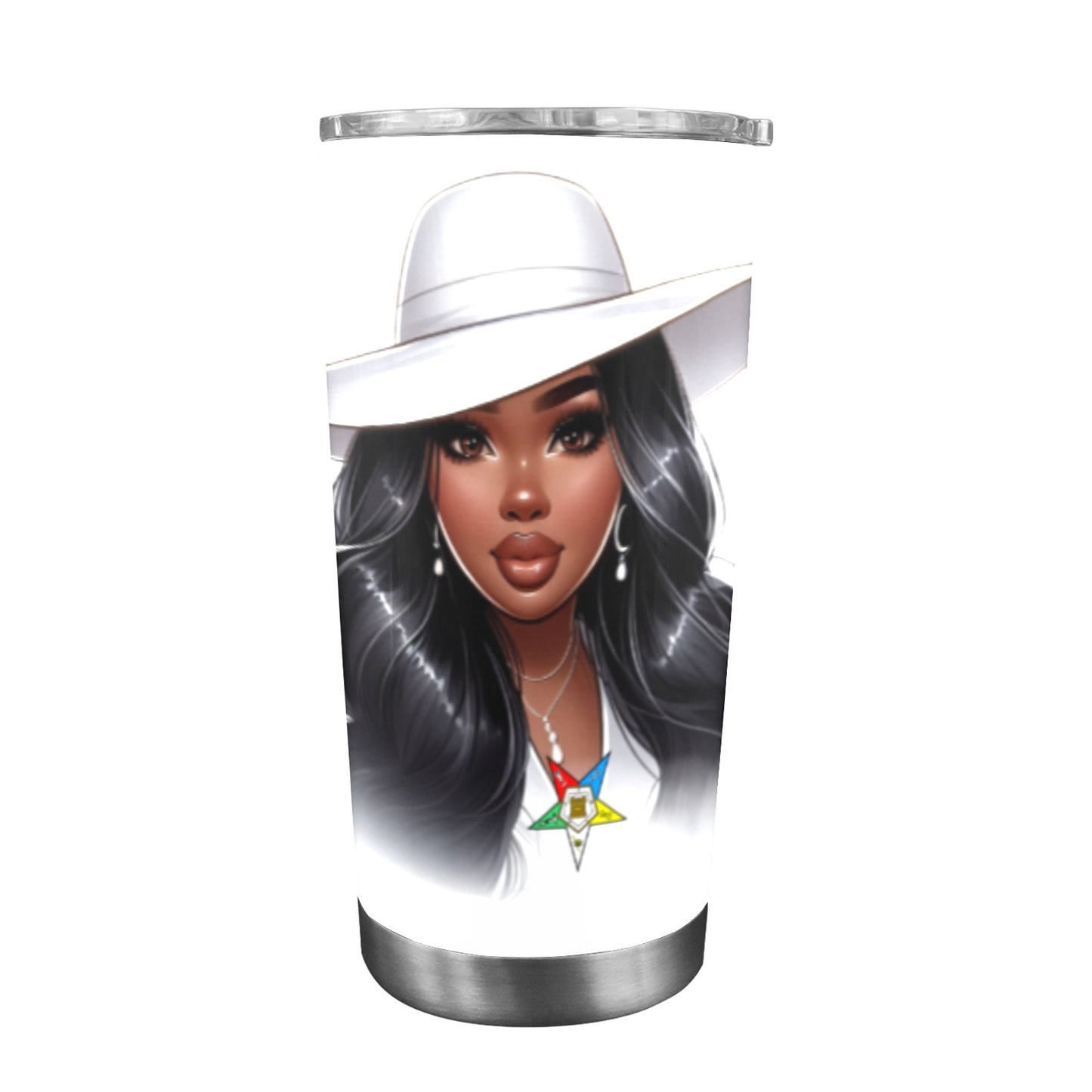 Stylish OES Custom Tumbler – Perfect 20 oz Mug for Eastern Stars Members