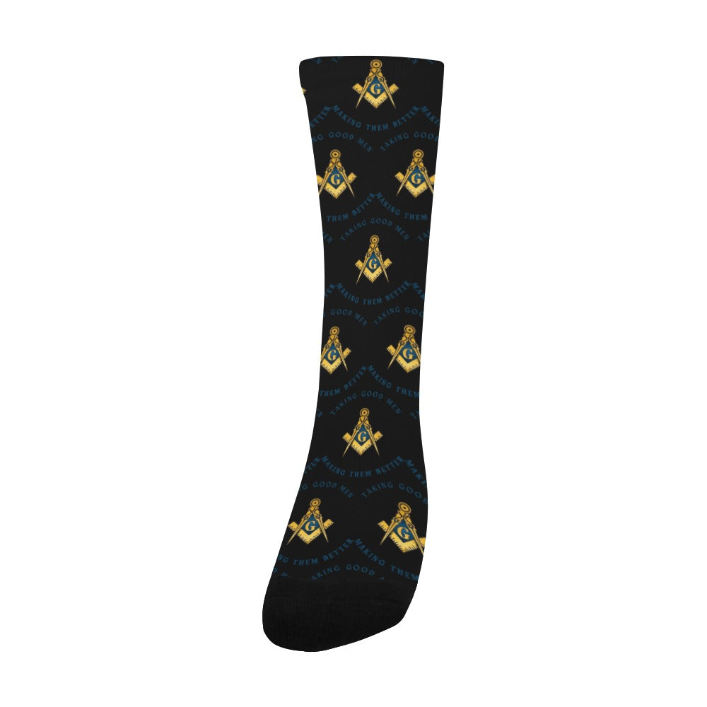 Mason Socks MGM BK Men's Custom Socks