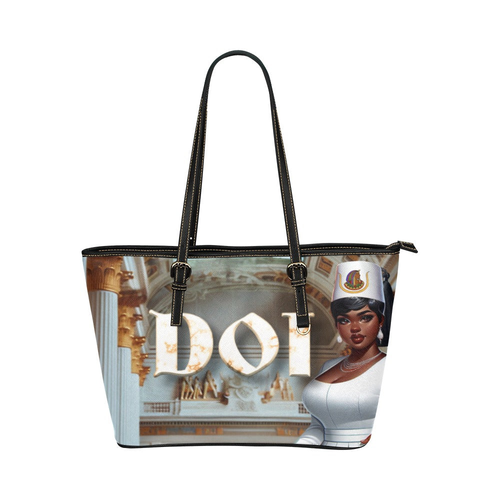 Elegant Daughters of Isis Leather Tote 7 Style options – Egyptian Art Design, Perfect for Work, School, and Travel
