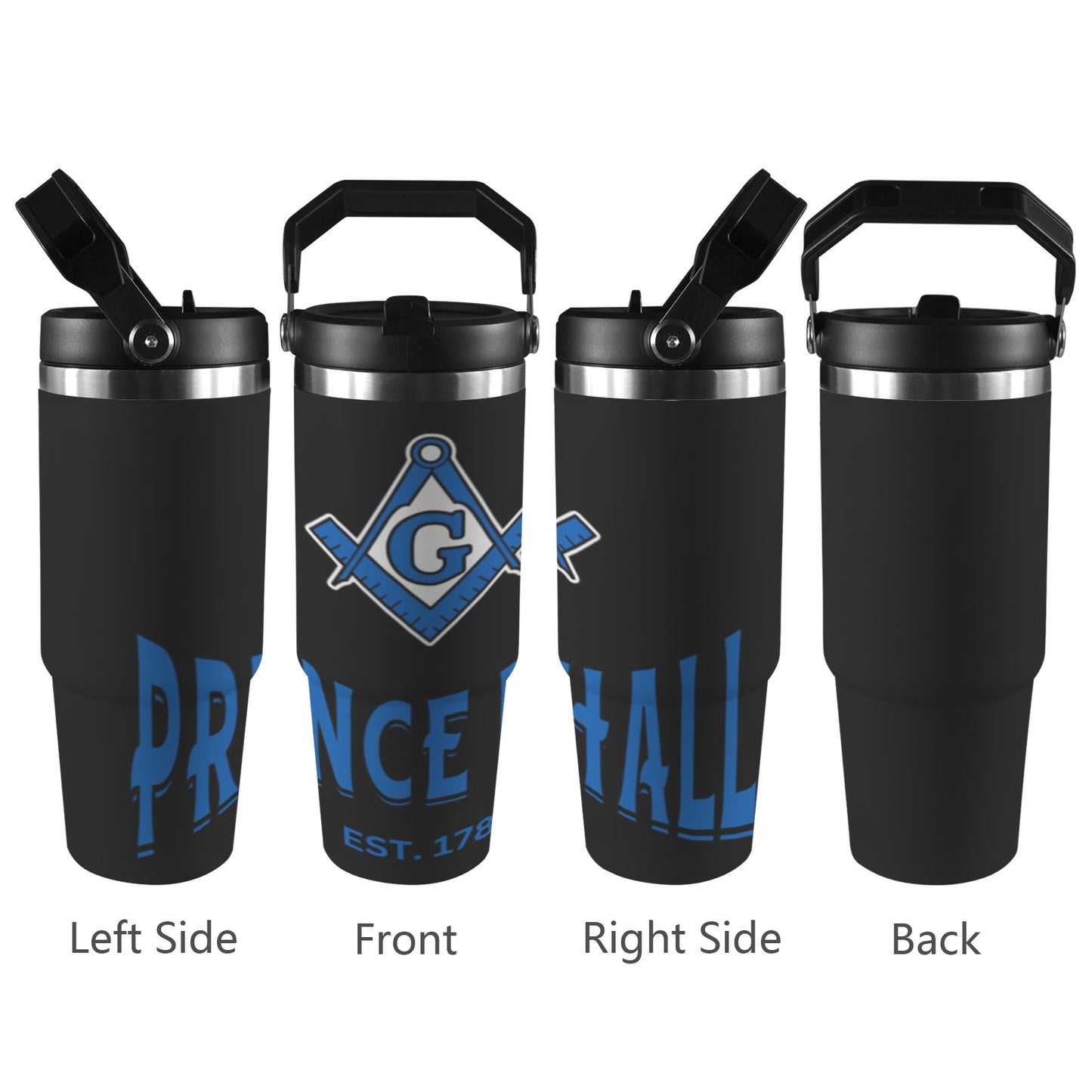 Mason Cup PH 30oz Tumbler with Top Handle