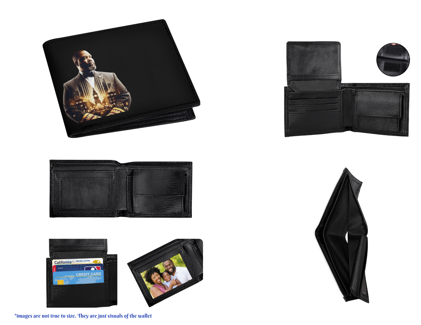 Masonic Elite Carry Men's PU Leather Short Wallet