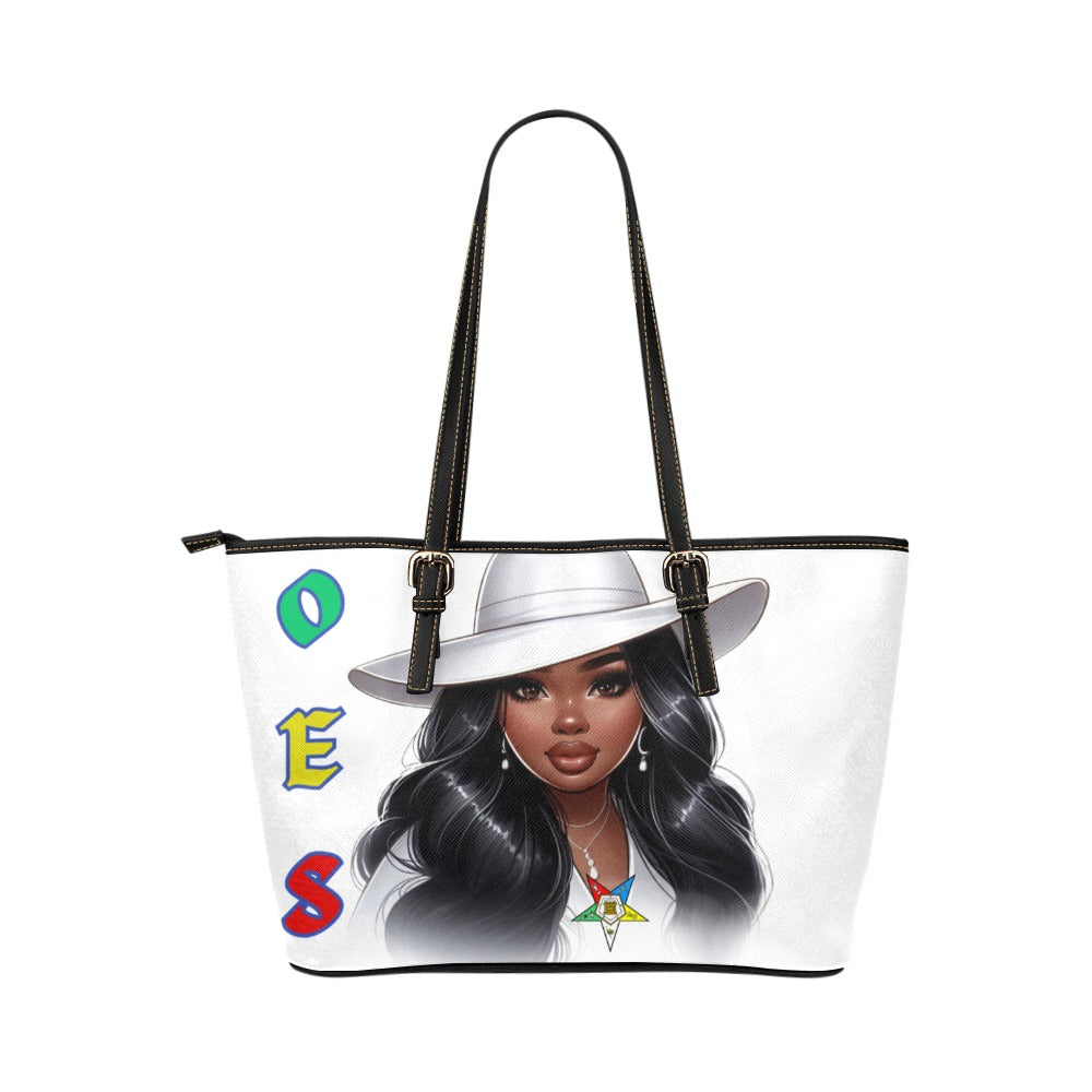 Exclusive Order of Eastern Stars Leather Bag ā Custom OES Accessory