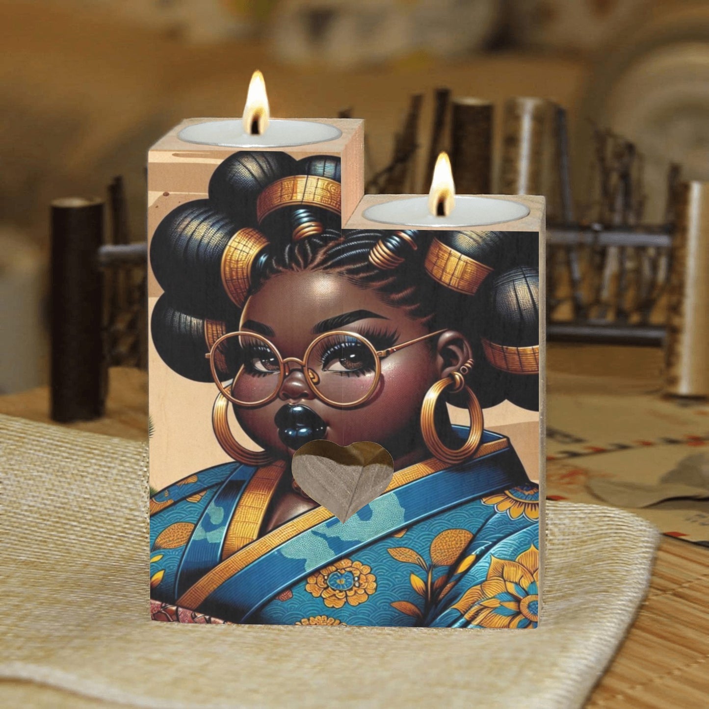 Wooden Candle Holder (Without Candle) 12 Style options