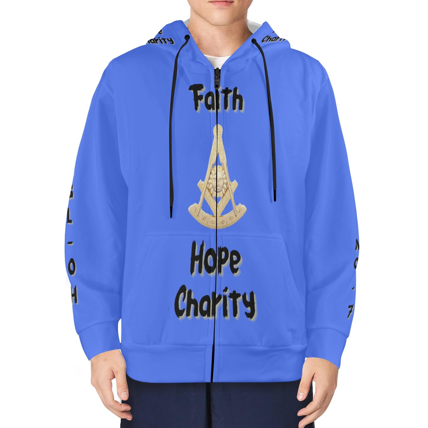 Faith Hope and Charity Fleece Hoodie