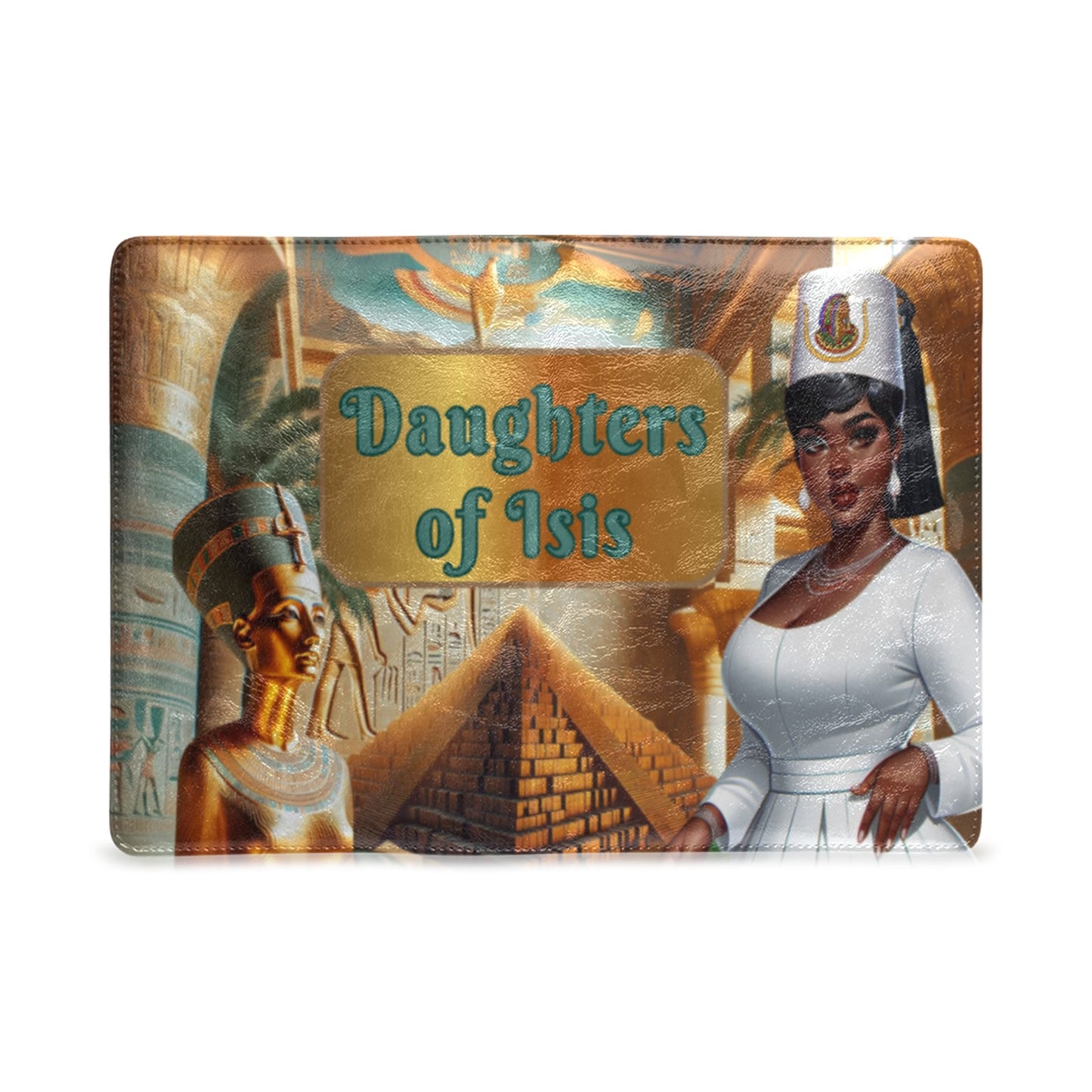 Daughters of Isis Writing Journals – Egyptian Heritage Design, High-Quality PU Leather Notebook for Daily Inspiration