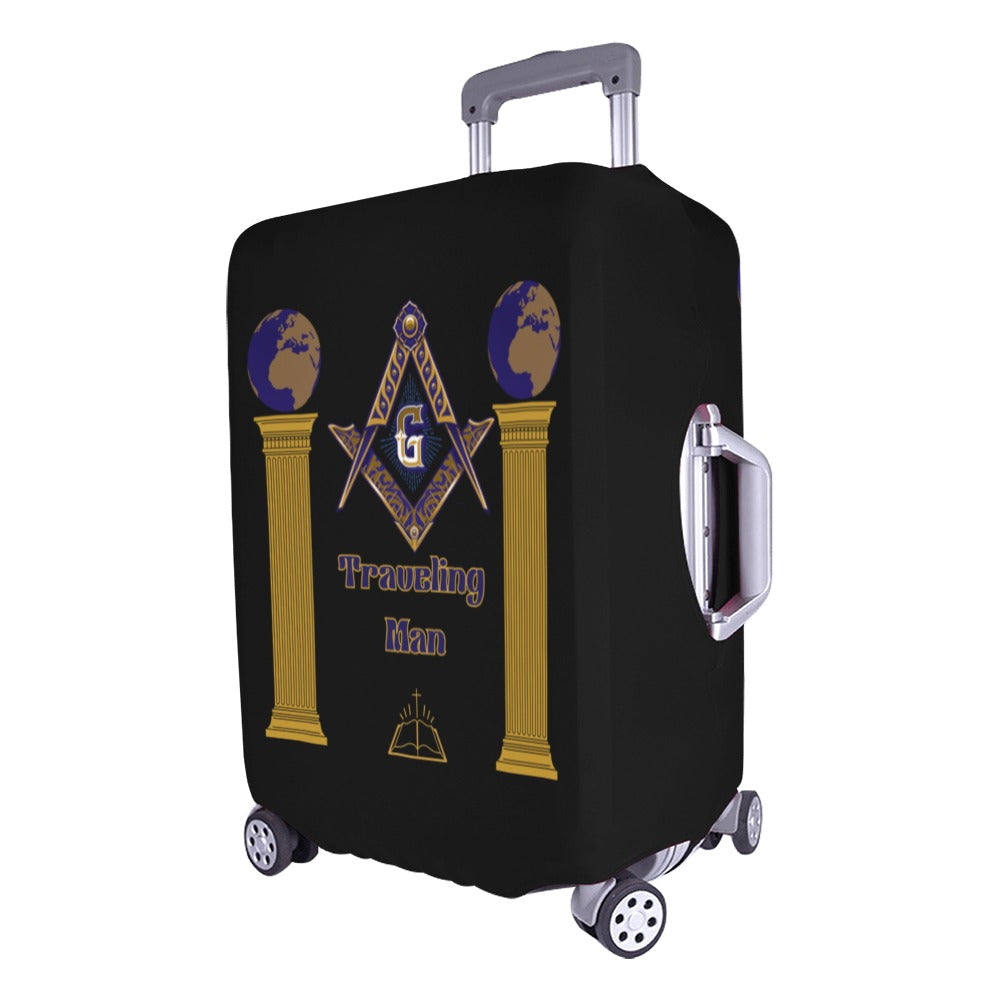Traveling Man Luggage Cover Large