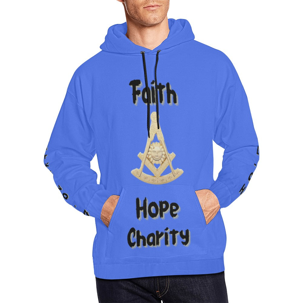Faith Hope and charity Pullover Hoodie