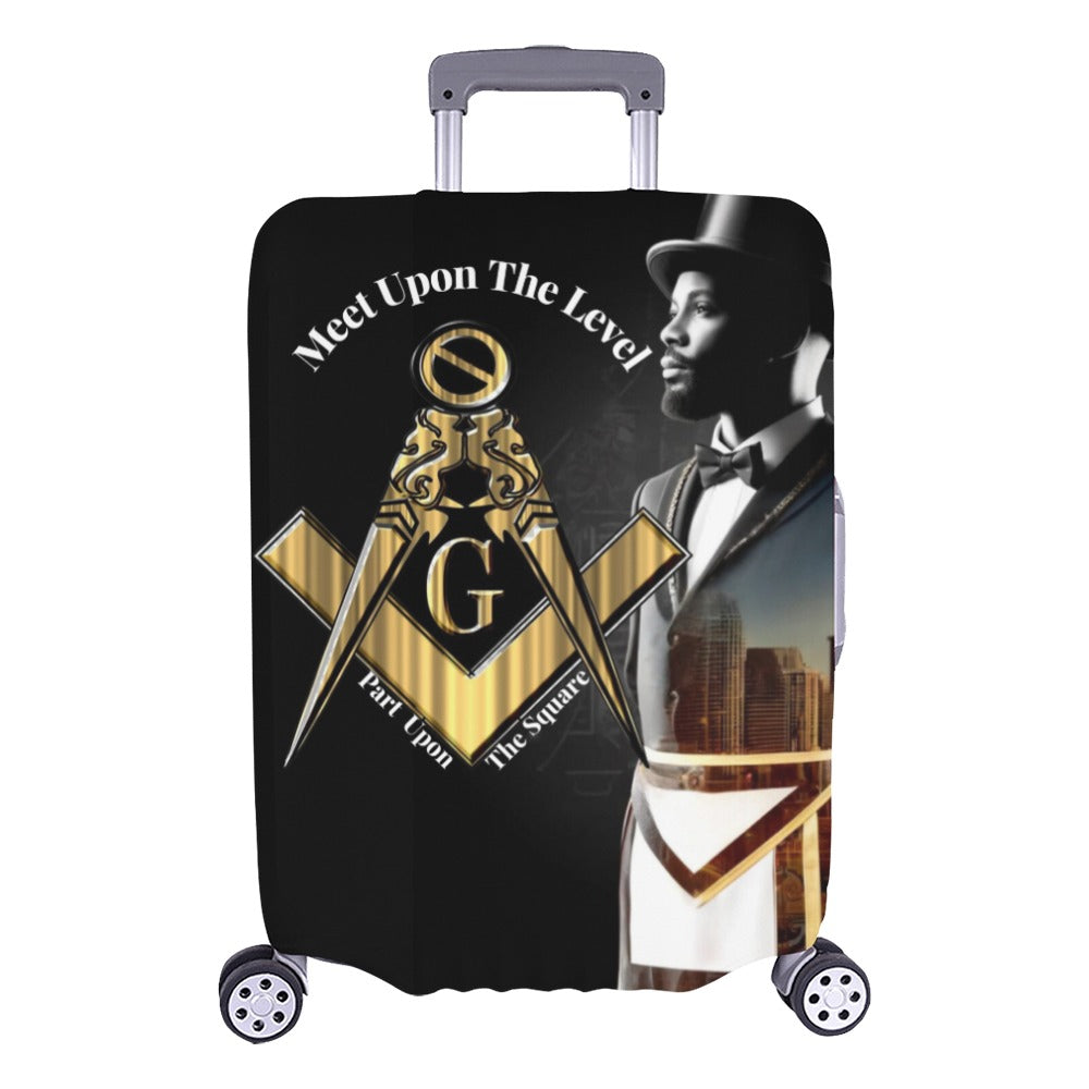 Masonic Meet Upon Luggage Cover Luggage Cover/Large 26"-28"